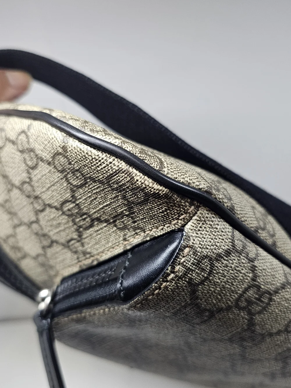 Gucci Beige Monogram Men's Waist Bag
